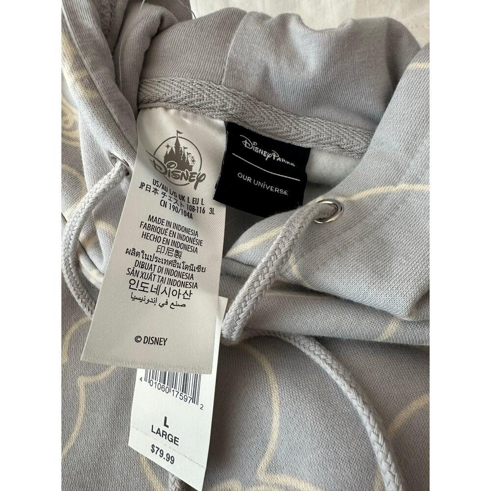 Disney Parks Our Universe Mickey Outline Hoodie - Picture 5 of 9